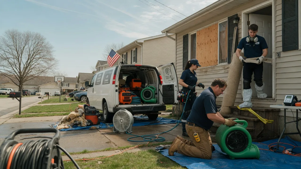 Water Damage Restoration in Slovan, PA near me